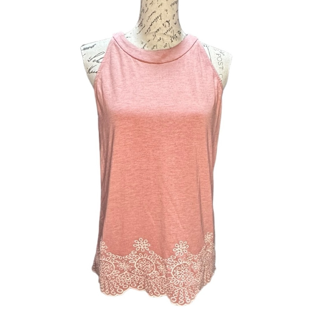 Adrianna Papell Halter / Sleeveless Top Size Small in Peachy Pink NWT